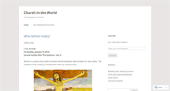 Desktop Screenshot of churchintheworld.com