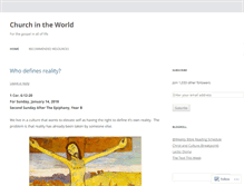 Tablet Screenshot of churchintheworld.com